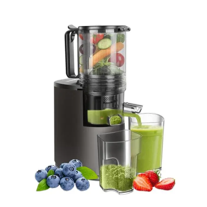 Extracteur de Jus - Pression à Froid - Large Goulotte - JE-59 - Gris