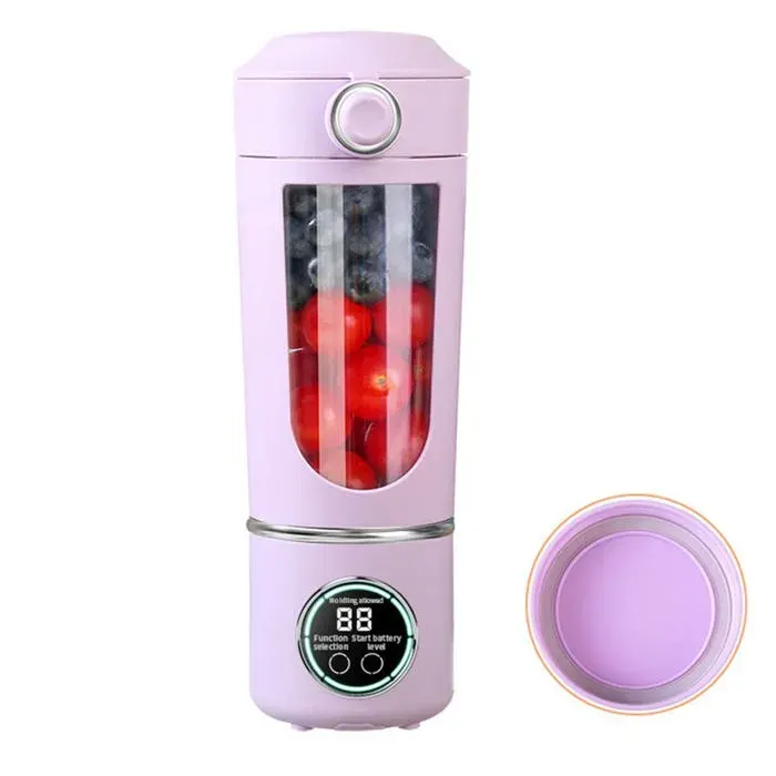 Extracteur de jus - TepidBee - vertical sans fil 700ml 50w 21000tr/min 1500mah affichage numérique presse-agrumes portable m