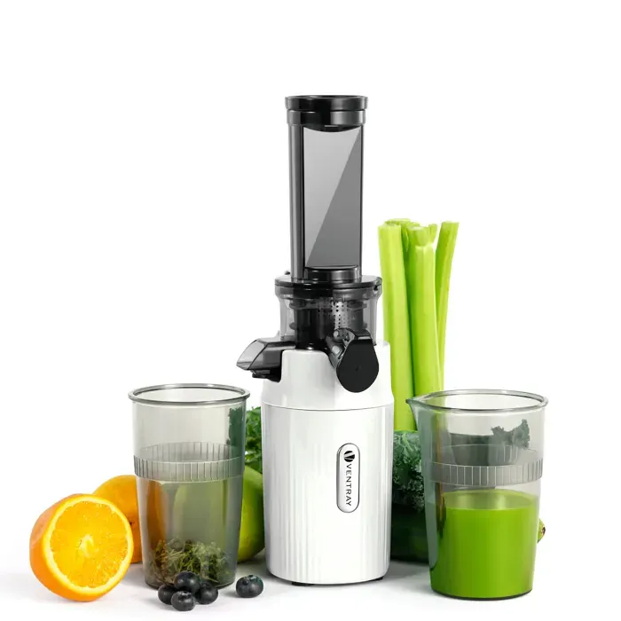 Extracteur de Jus - VENTRAY - Ginnie - Compact - 60 tr/min - Blanc