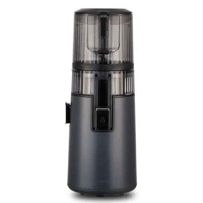 Extracteur de jus vertical - HUROM - H70-FT - Gris Titane - Design compact - Multi-vis Ultem