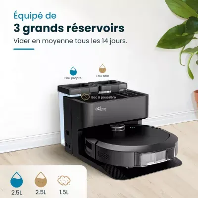 Eziclean - Robot Aspirateur Laveur All In One Z10 Plus — vue 10