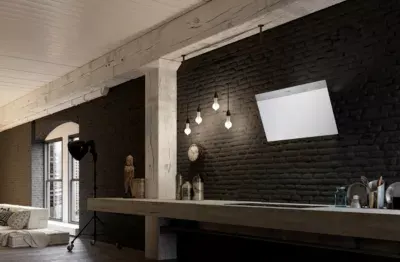 Faber - Hotte Décorative Murale Inclinée Daisy Plus 800 Bl — vue 4