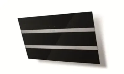 Faber - Hotte Décorative Murale Inclinée Steelmax 800 Noir/Inox