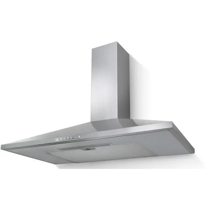 FABER Hotte Décorative pyramidale aspirante inox Largeur 90cm Débit dair 370m3/h