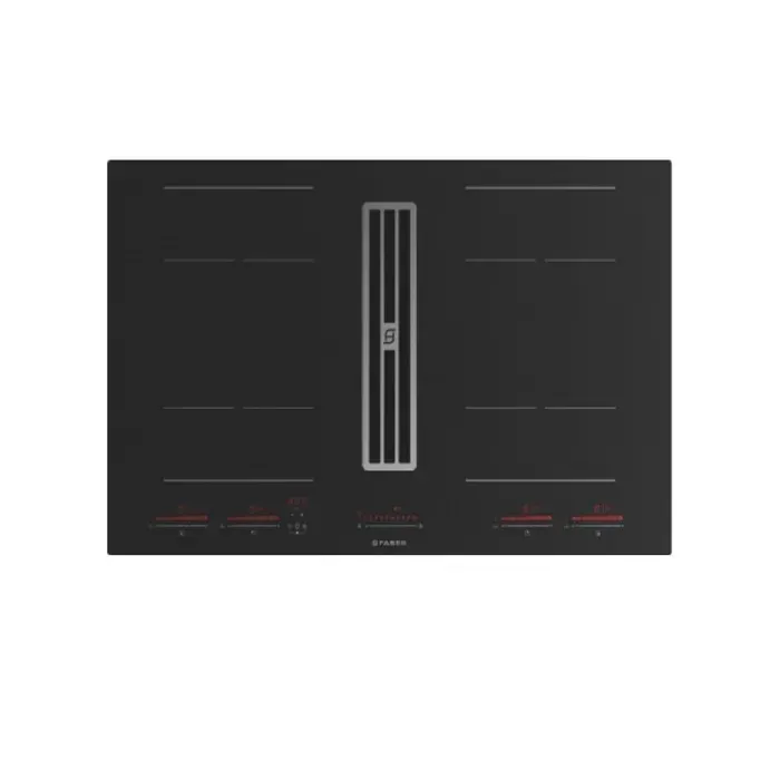 Faber Table de cuisson aspirante induction 83 cm 4 feux 7400w noir - 5371796