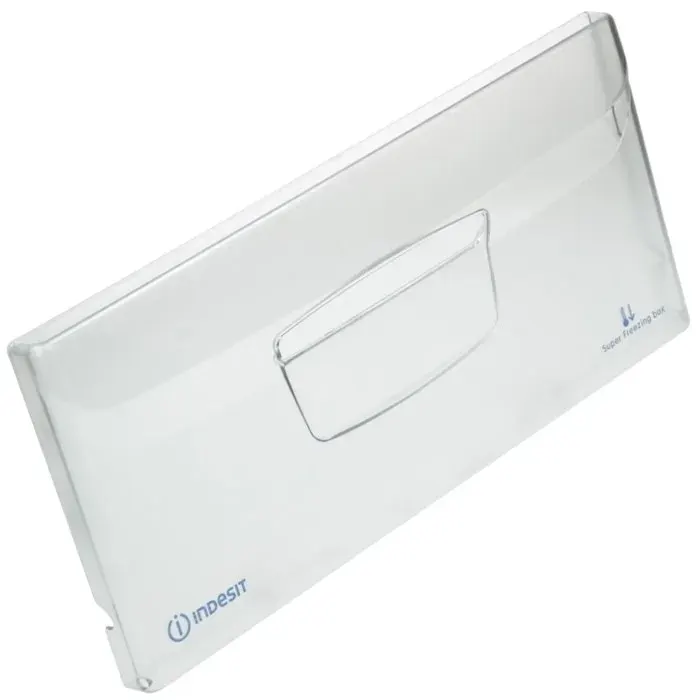 Façade de tiroir congélateur - Indesit - 430x197 mm - Transparent