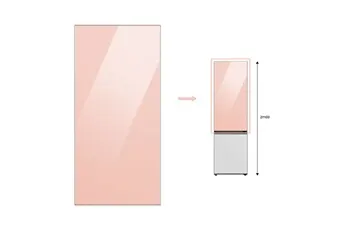 Façade Réfrigérateur et Congélateur Samsung PANNEAU HAUT 203cm CLEAN PEACH - RA-B23EUT3KGM BESPOKE