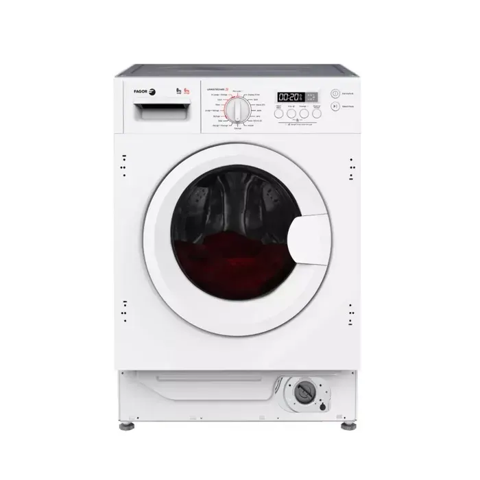 Fagor Lave-linge séchant intégrable 8/6kg 1400 tours/min - FLSI8614BW