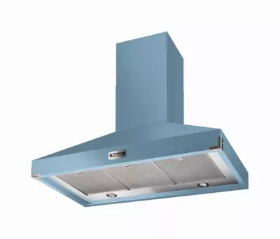 Falcon - Hotte Décorative Murale Hotte Pkr Super Extract 100 Cm Bleu De C