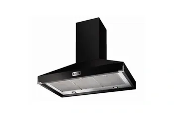Falcon - Hotte Décorative Murale Pkr110 Sup/Ext Noir/Chrome — vue 2