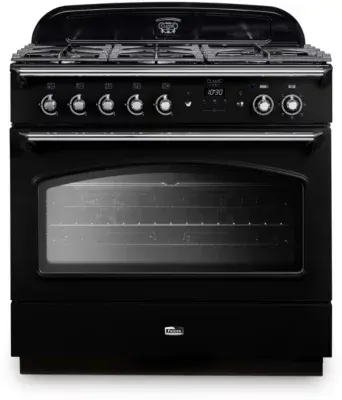Falcon - Piano De Cuisson Gaz Classic Fx Tab Gaz 90 Cm Noir Chrome