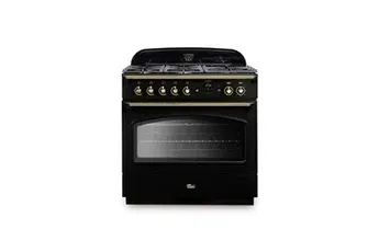 Falcon - Piano De Cuisson Gaz Classic Fx Tab Gaz 90 Cm Noir Laiton — vue 2