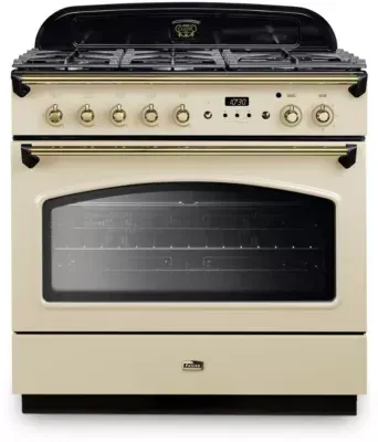 Falcon - Piano De Cuisson Gaz Classic Fx Tab Gaz 90 Cmcreme Laiton