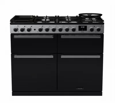 Falcon - Piano De Cuisson Gaz Edge Deluxe Bc Tab Mix 110 Cm Verre Noi