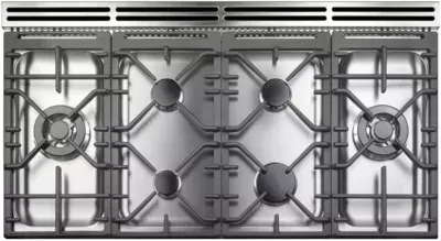 Falcon - Piano De Cuisson Gaz Elise 110 Vert Mineral Mat Nickel Brossé — vue 3