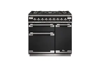 Falcon - Piano De Cuisson Gaz Elise 90 Charbon Mat Satiné Nickel — vue 2