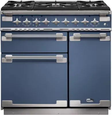 Falcon - Piano De Cuisson Gaz Elise 90 Roche Bleue Nickel