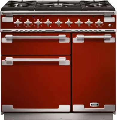 Falcon - Piano De Cuisson Gaz Elise90 Mixt Rouge Cerise