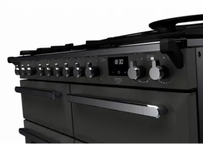 Falcon - Piano De Cuisson Gaz Estel Deluxe Tab Gaz 100 Cm Ardoise Chro — vue 5