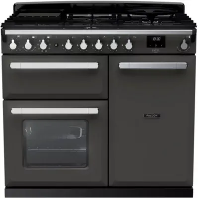 Falcon - Piano De Cuisson Gaz Estel Deluxe Tab Gaz 100 Cm Ardoise Chro