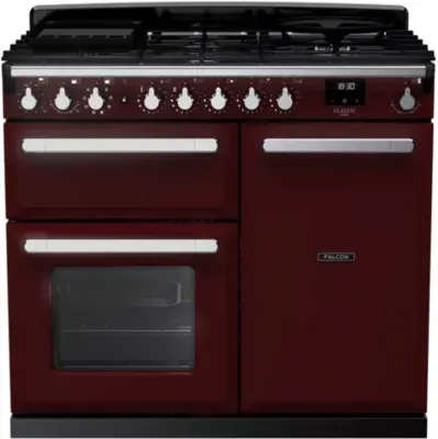 Falcon - Piano De Cuisson Gaz Estel Deluxe Tab Gaz 100 Cm Bordeaux Lai