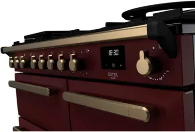Falcon - Piano De Cuisson Gaz Estel Deluxe Tab Gaz 100 Cm Bordeaux Lai — vue 5