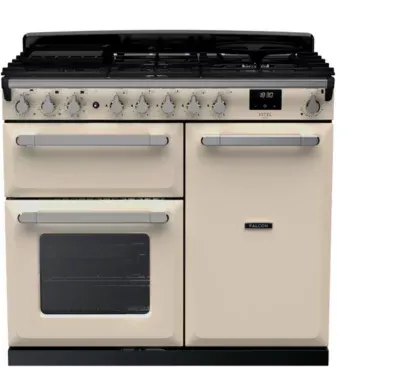 Falcon - Piano De Cuisson Gaz Estel Deluxe Tab Gaz 100 Cm Creme Pastel
