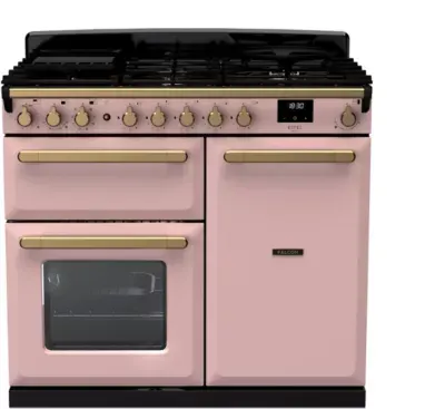 Falcon - Piano De Cuisson Gaz Estel Deluxe Tab Gaz 100 Cm Rose Pastel