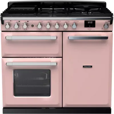 Falcon - Piano De Cuisson Gaz Estel Deluxe Tab Gaz 100 Cm Rose Pastel