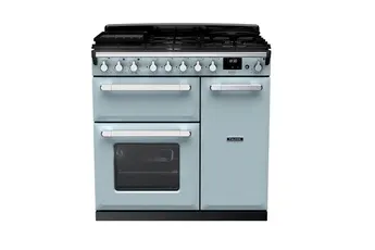 Falcon - Piano De Cuisson Gaz Estel Deluxe Tab Gaz 90 Cm Bleu Pastel C — vue 2