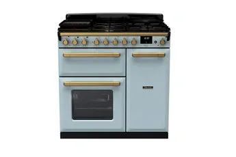 Falcon - Piano De Cuisson Gaz Estel Deluxe Tab Gaz 90 Cm Bleu Pastel — vue 2