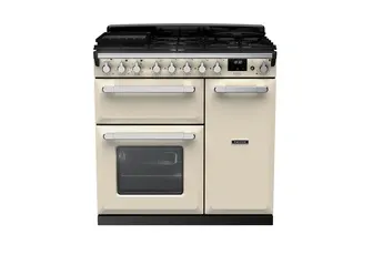 Falcon - Piano De Cuisson Gaz Estel Deluxe Tab Gaz 90 Cm Creme Pastel — vue 2