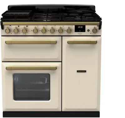 Falcon - Piano De Cuisson Gaz Estel Deluxe Tab Gaz 90 Cm Creme Pastel