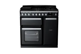 Falcon - Piano De Cuisson Gaz Estel Deluxe Tab Gaz 90 Cm Noir Brillant — vue 2