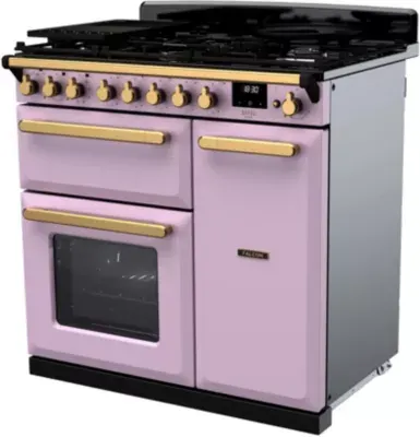 Falcon - Piano De Cuisson Gaz Estel Deluxe Tab Gaz 90 Cm Parme Laiton — vue 4