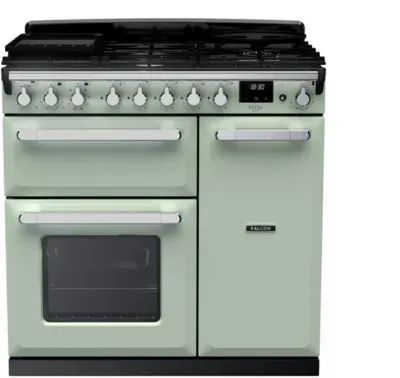 Falcon - Piano De Cuisson Gaz Estel Deluxe Tab Gaz 90 Cm Vert Pastel C