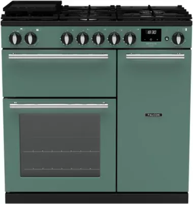 Falcon - Piano De Cuisson Gaz Infusion Ngc Tab Gaz 90 Cm Vert Mineral