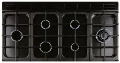 Falcon - Piano De Cuisson Gaz Kitchener 110 Mixte Inox Chrome — vue 3