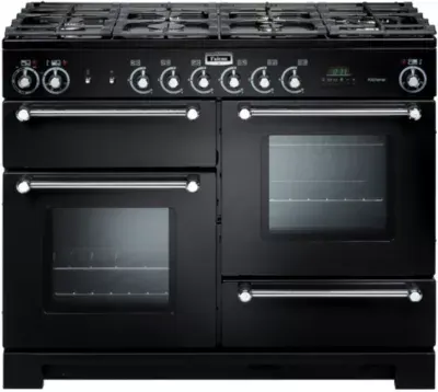 Falcon - Piano De Cuisson Gaz Kitchener 110 Mixte Noir Chrome