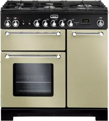Falcon - Piano De Cuisson Gaz Kitchener 90 Mixte Creme Chrome