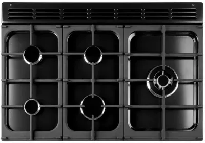 Falcon - Piano De Cuisson Gaz Kitchener 90 Mixte Inox Chrome — vue 3
