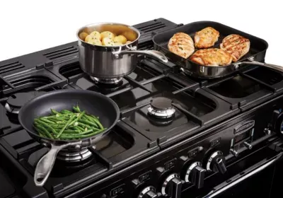 Falcon - Piano De Cuisson Gaz Kitchener 90 Mixte Inox Chrome — vue 10