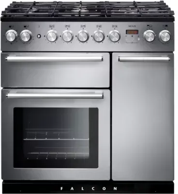 Falcon - Piano De Cuisson Gaz Nexus 90 Inox Chrome Satiné