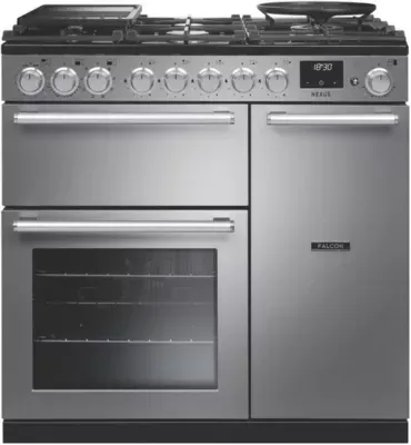 Falcon - Piano De Cuisson Gaz Nexus Ngc Tab Gaz 90 Cm Inox Chrome