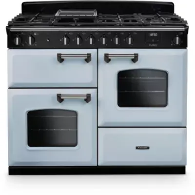 Falcon - Piano De Cuisson Gaz Ngc Oc Tab Gaz 110 Cm Bleu Pastel Chrome