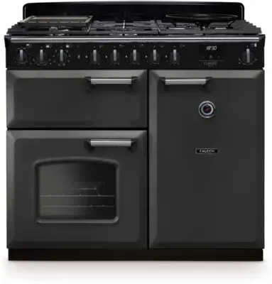 Falcon - Piano De Cuisson Gaz Ngc Tab Gaz 100 Cm Ardoise Chrome