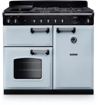 Falcon - Piano De Cuisson Gaz Ngc Tab Gaz 100 Cm Bleu Pastel Chrome