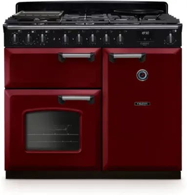 Falcon - Piano De Cuisson Gaz Ngc Tab Gaz 100 Cm Bordeaux Chrome