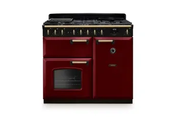 Falcon - Piano De Cuisson Gaz Ngc Tab Gaz 100 Cm Bordeaux Laiton Antiq — vue 2
