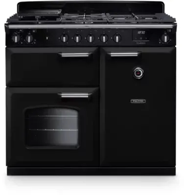 Falcon - Piano De Cuisson Gaz Ngc Tab Gaz 100 Cm Noir Chrome